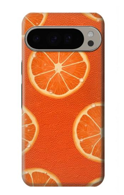 S3946 Seamless Orange Pattern Case For Google Pixel 9 Pro XL