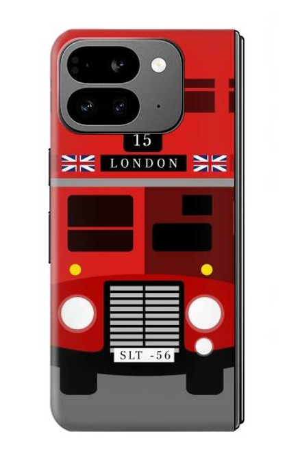 S2058 England British Double Decker Bus Case For Google Pixel 9 Pro Fold