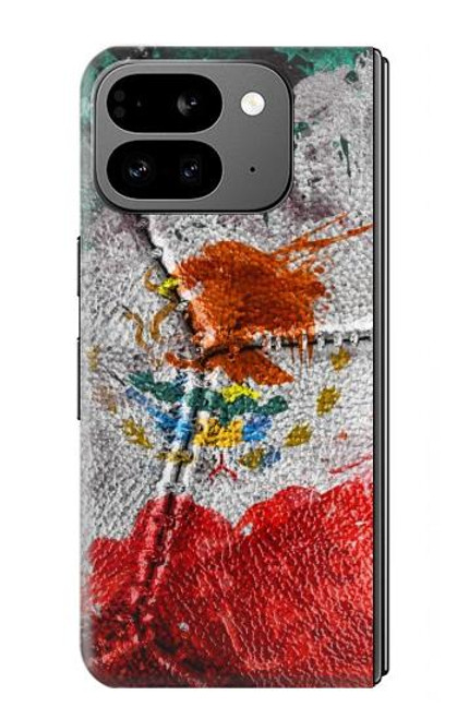 S3314 Mexico Flag Vinatage Football Graphic Case For Google Pixel 9 Pro Fold