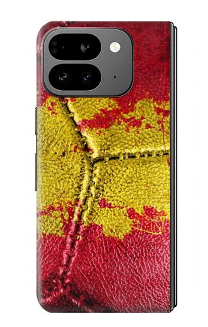 S3315 Spain Flag Vintage Football Graphic Case For Google Pixel 9 Pro Fold