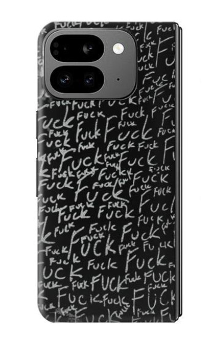 S3478 Funny Words Blackboard Case For Google Pixel 9 Pro Fold