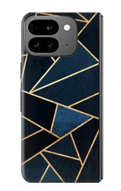 S3479 Navy Blue Graphic Art Case For Google Pixel 9 Pro Fold