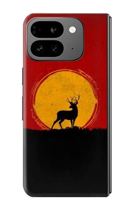 S3513 Deer Sunset Case For Google Pixel 9 Pro Fold