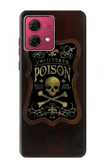 S2649 Unfiltered Poison Vintage Glass Bottle Case For Motorola Moto G84