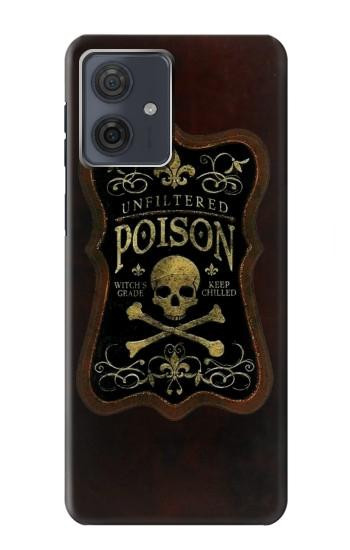 S2649 Unfiltered Poison Vintage Glass Bottle Case For Motorola Moto G54