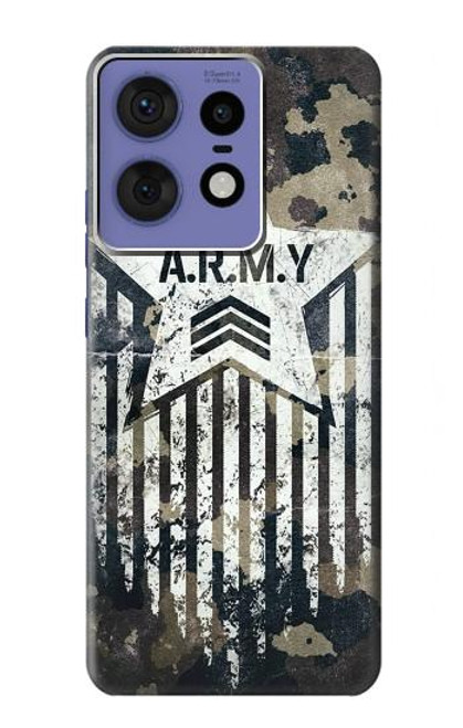 S3666 Army Camo Camouflage Case For Motorola Edge 50 Pro