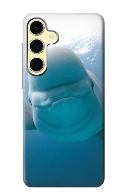 S1801 Beluga Whale Smile Whale Case For Samsung Galaxy S24 FE