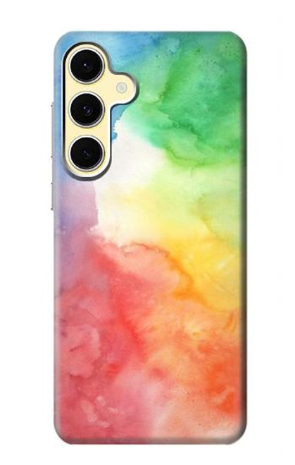 S2945 Colorful Watercolor Case For Samsung Galaxy S24 FE