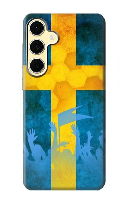 S2990 Sweden Football Soccer Case For Samsung Galaxy S24 FE