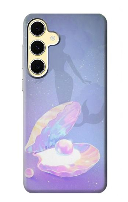S3823 Beauty Pearl Mermaid Case For Samsung Galaxy S24 FE S3823 Beauty Pearl Mermaid Case For Samsung Galaxy S24 FE