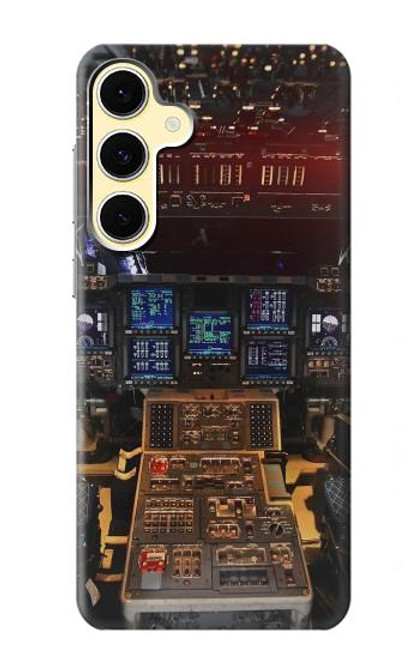 S3836 Airplane Cockpit Case For Samsung Galaxy S24 FE