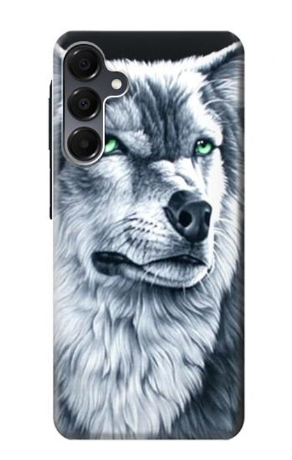 S0123 Grim White Wolf Case For Samsung Galaxy A16 5G