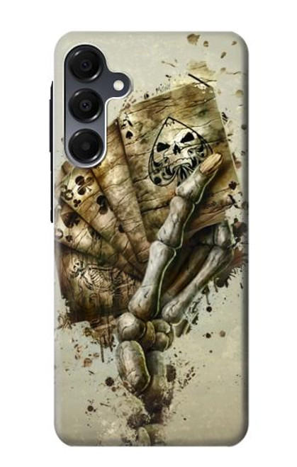 S0550 Skull Card Poker Case For Samsung Galaxy A16 5G