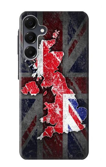 S2936 UK British Flag Map Case For Samsung Galaxy A16 5G
