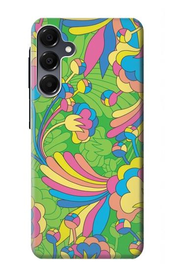 S3273 Flower Line Art Pattern Case For Samsung Galaxy A16 5G