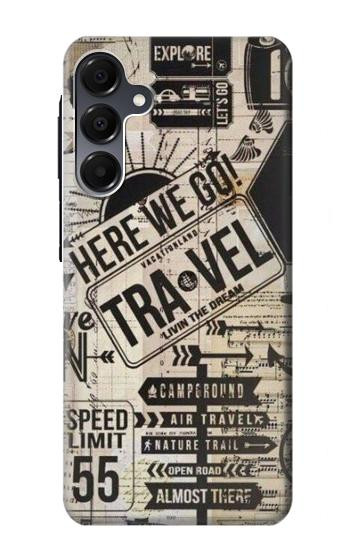 S3441 Vintage Travel Case For Samsung Galaxy A16 5G