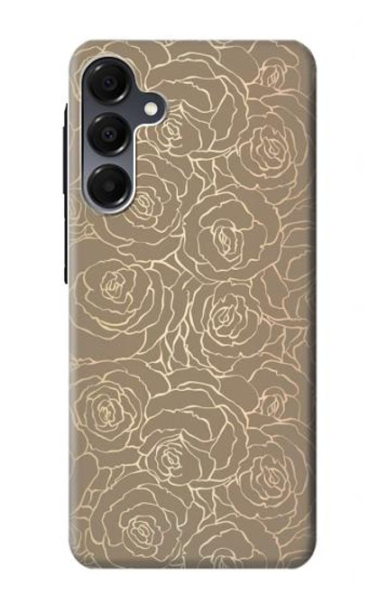 S3466 Gold Rose Pattern Case For Samsung Galaxy A16 5G S3466 Gold Rose Pattern Case For Samsung Galaxy A16 5G