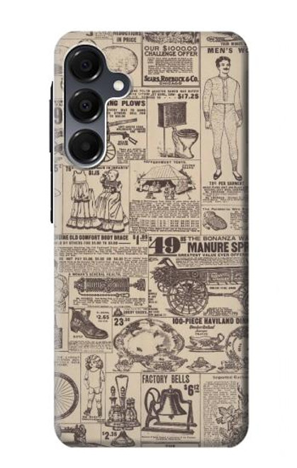S3819 Retro Vintage Paper Case For Samsung Galaxy A16 5G