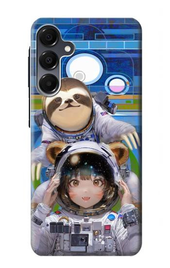 S3915 Raccoon Girl Baby Sloth Astronaut Suit Case For Samsung Galaxy A16 5G