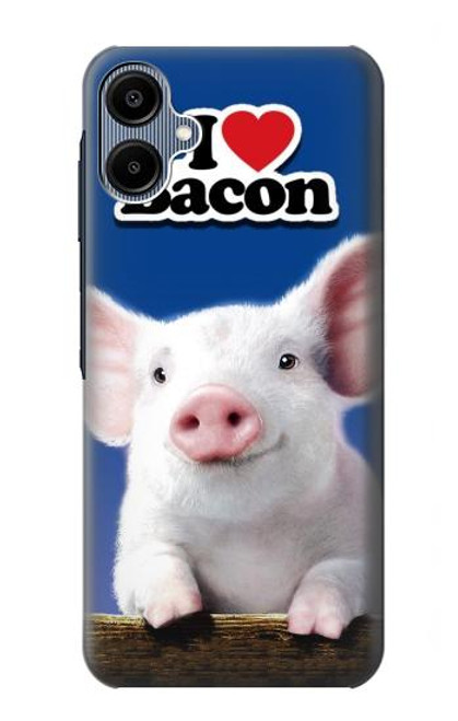 S0608 I Love Bacon Cute Baby Pig Case For Samsung Galaxy A06