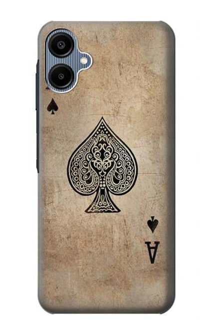 S2928 Vintage Spades Ace Card Case For Samsung Galaxy A06