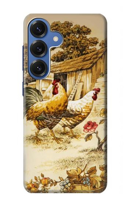 S2181 French Country Chicken Case For Samsung Galaxy S25