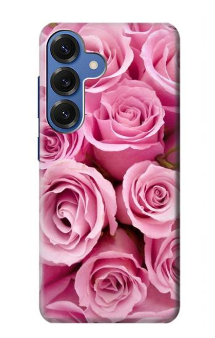 S2943 Pink Rose Case For Samsung Galaxy S25