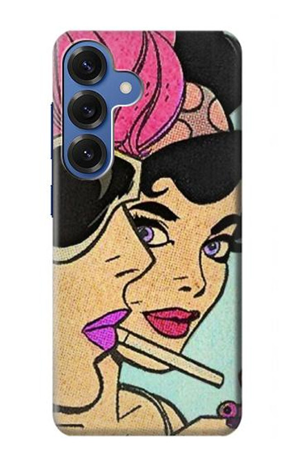 S3171 Girls Pop Art Case For Samsung Galaxy S25