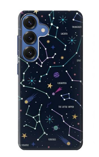 S3220 Star Map Zodiac Constellations Case For Samsung Galaxy S25