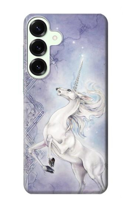 S1134 White Horse Unicorn Case For Samsung Galaxy S25 Plus