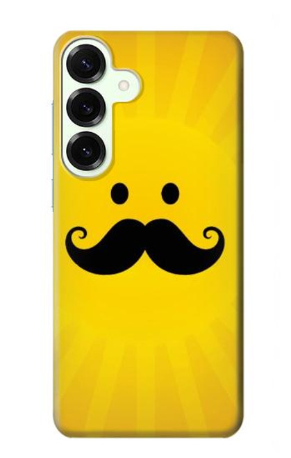 S1145 Yellow Mustache Sun Case For Samsung Galaxy S25 Plus