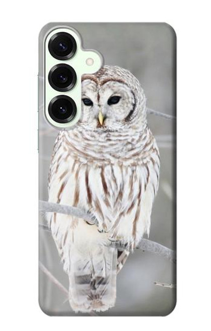 S1566 Snowy Owl White Owl Case For Samsung Galaxy S25 Plus