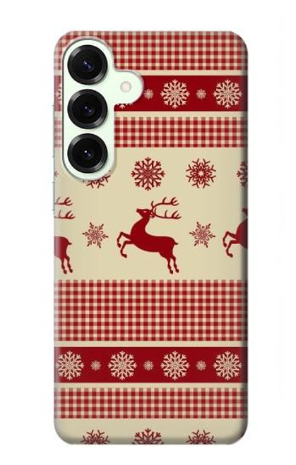S2310 Christmas Snow Reindeers Case For Samsung Galaxy S25 Plus