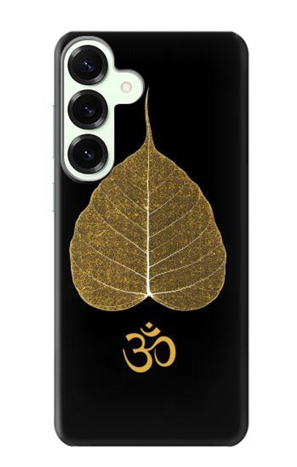 S2331 Gold Leaf Buddhist Om Symbol Case For Samsung Galaxy S25 Plus
