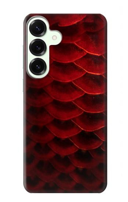 S2879 Red Arowana Fish Scale Case For Samsung Galaxy S25 Plus
