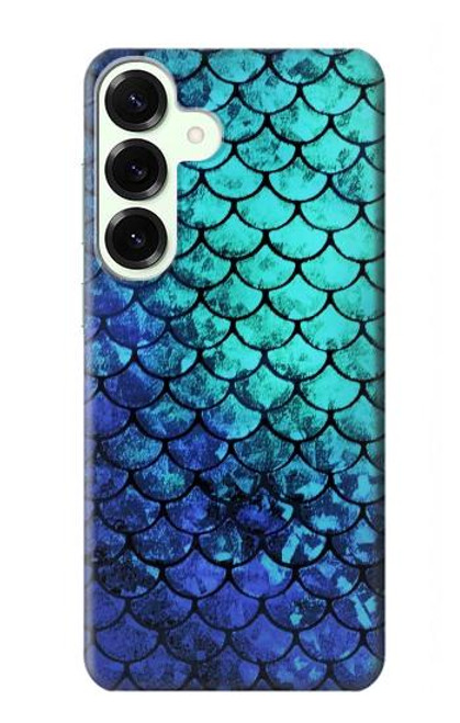 S3047 Green Mermaid Fish Scale Case For Samsung Galaxy S25 Plus