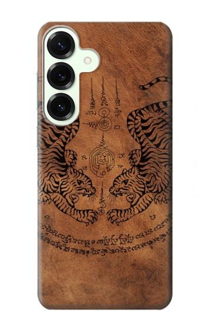 S3209 Sak Yant Twin Tiger Case For Samsung Galaxy S25 Plus