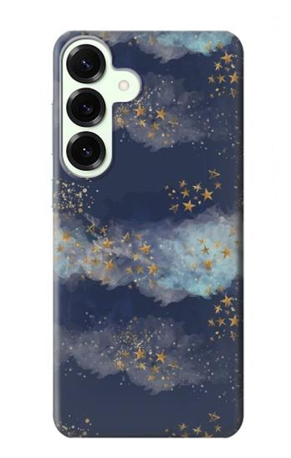 S3364 Gold Star Sky Case For Samsung Galaxy S25 Plus