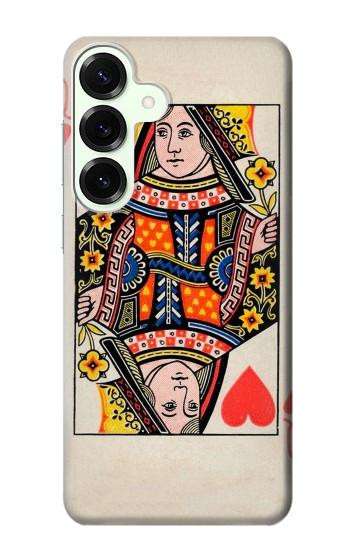 S3429 Queen Hearts Card Case For Samsung Galaxy S25 Plus