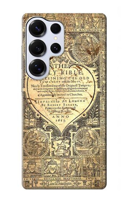 S0330 Bible Page Case For Samsung Galaxy S25 Ultra