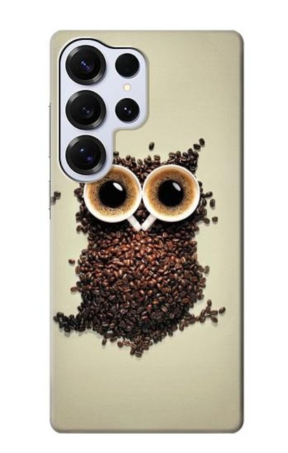 S0360 Coffee Owl Case For Samsung Galaxy S25 Ultra