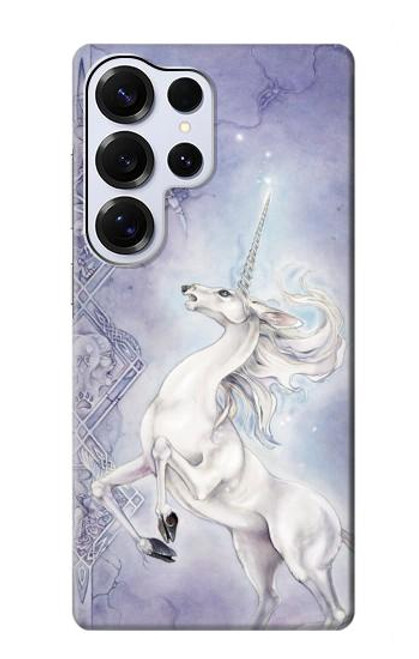 S1134 White Horse Unicorn Case For Samsung Galaxy S25 Ultra