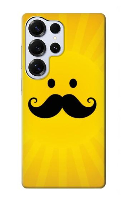 S1145 Yellow Mustache Sun Case For Samsung Galaxy S25 Ultra