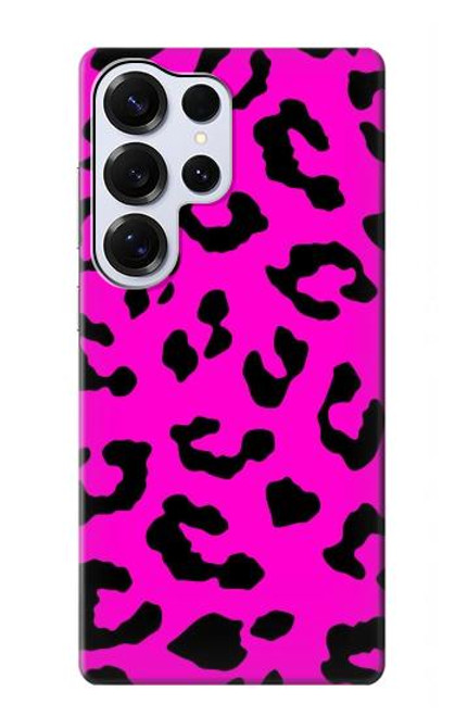 S1850 Pink Leopard Pattern Case For Samsung Galaxy S25 Ultra