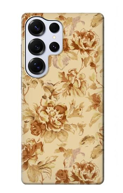 S2180 Flower Floral Vintage Pattern Case For Samsung Galaxy S25 Ultra