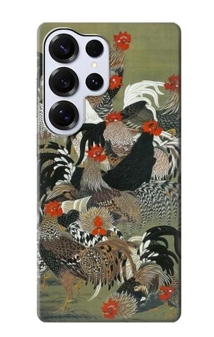 S2699 Ito Jakuchu Rooster Case For Samsung Galaxy S25 Ultra