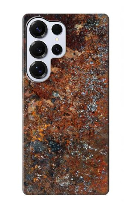 S2714 Rust Steel Texture Graphic Printed Case For Samsung Galaxy S25 Ultra