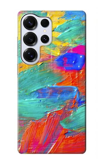 S2942 Brush Stroke Painting Case For Samsung Galaxy S25 Ultra