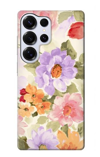 S3035 Sweet Flower Painting Case For Samsung Galaxy S25 Ultra