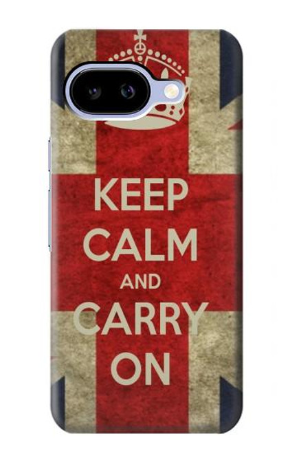 S0674 Keep Calm and Carry On Case For Google Pixel 9a